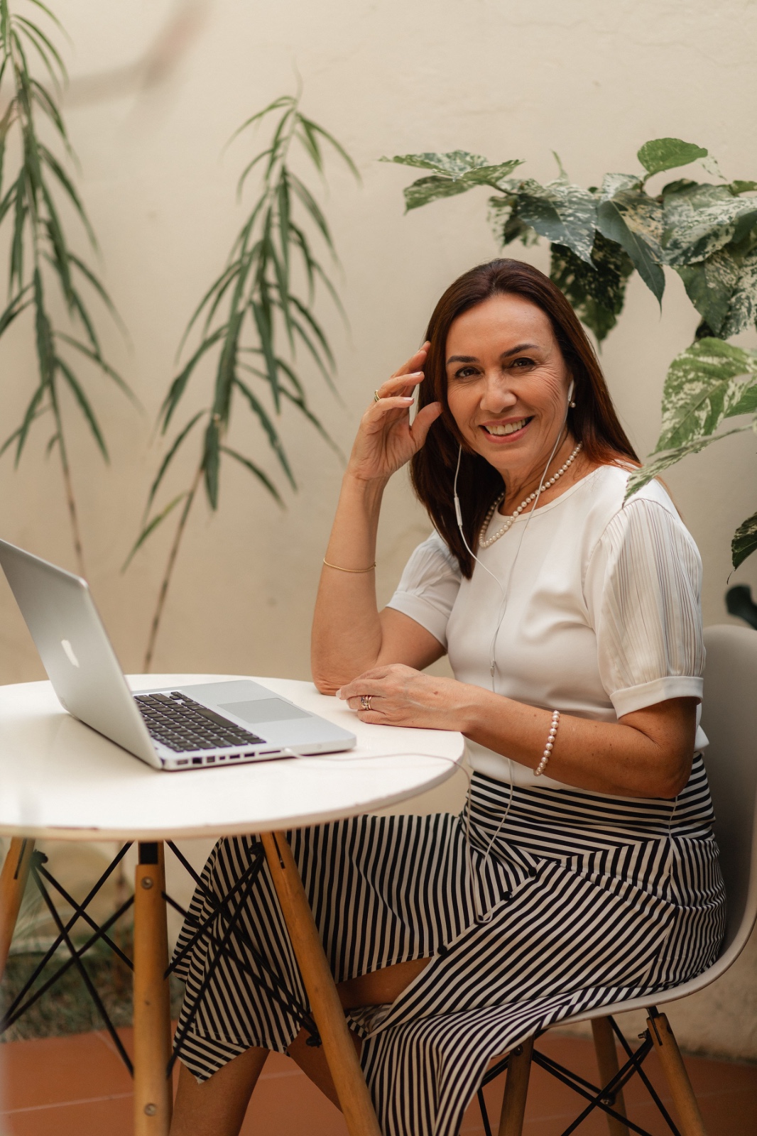 Blácia Gonzales, psicóloga clínica, em atendimento online